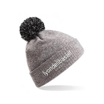 Beechfield Snowstar Beanie in Grey & Black