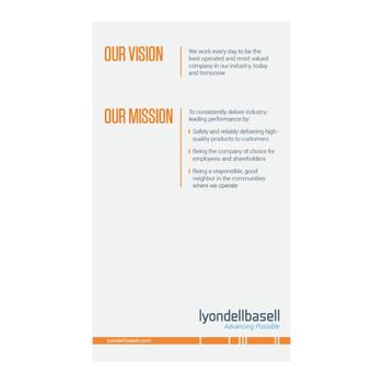 Our Vision Our Mission Printed Posters 24 x 30