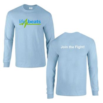 Lifebeats Join the Fight Long Sleeve Top - Blue