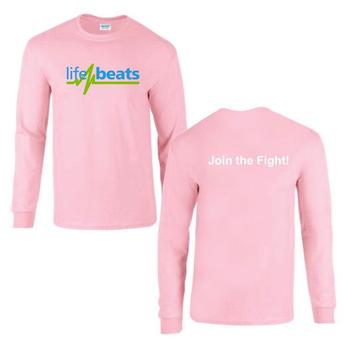 Lifebeats Join the Fight Long Sleeve Top - Pink