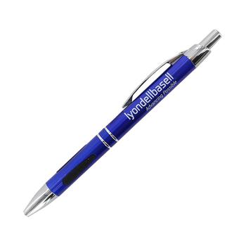 ABS ballpen with rubber grip pads