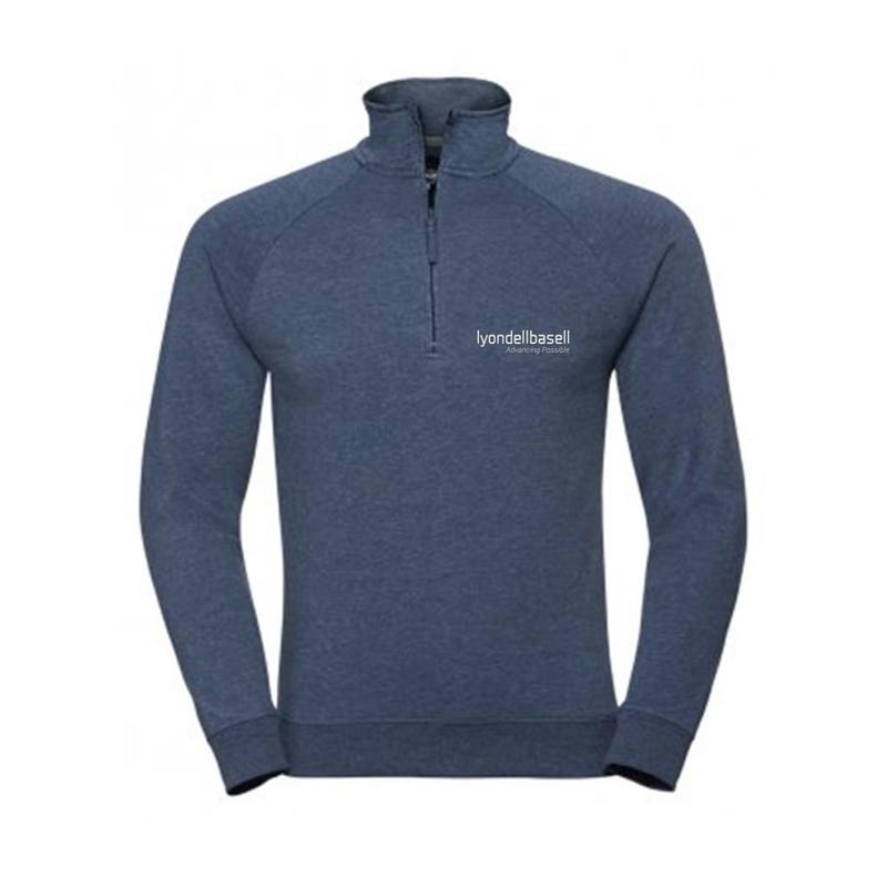 Zip Neck Sweatshirt - Dark Navy