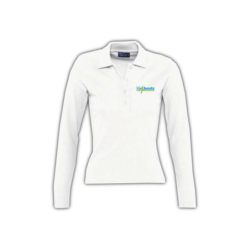 Lifebeats Polo - Ladies Long Sleeve