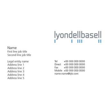 LyondellBasell Business Cards